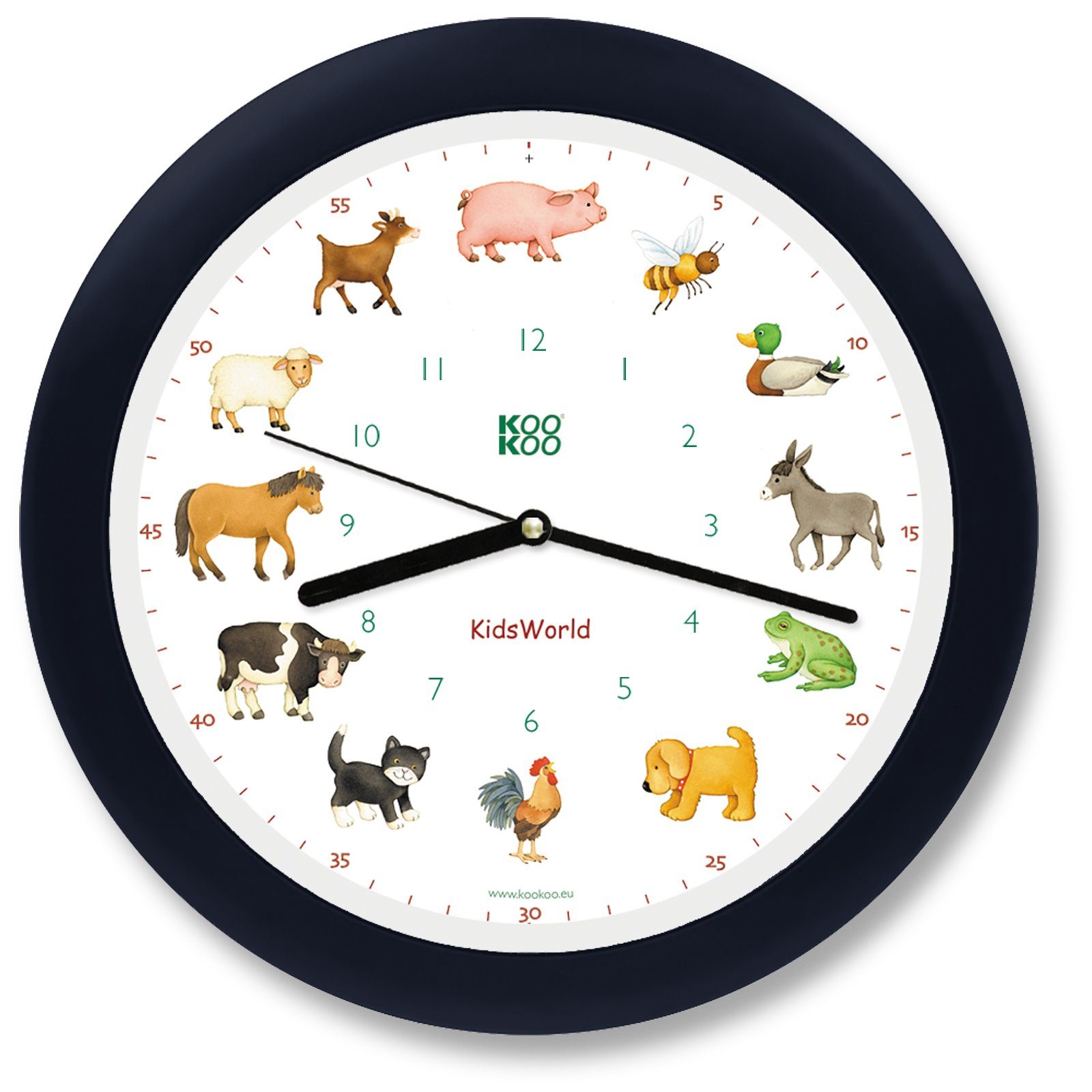 KOOKOO Wanduhr KidsWorld günstig online kaufen