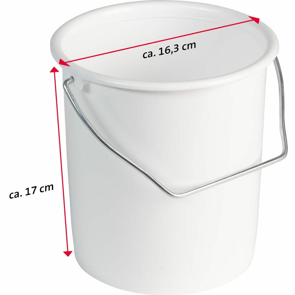 WESTMARK Spätzlepresse 2 Milch-/Vorrats-/Futtereimer mit Henkel und Deckel, Füllvermögen: 2, PE, BPA-frei