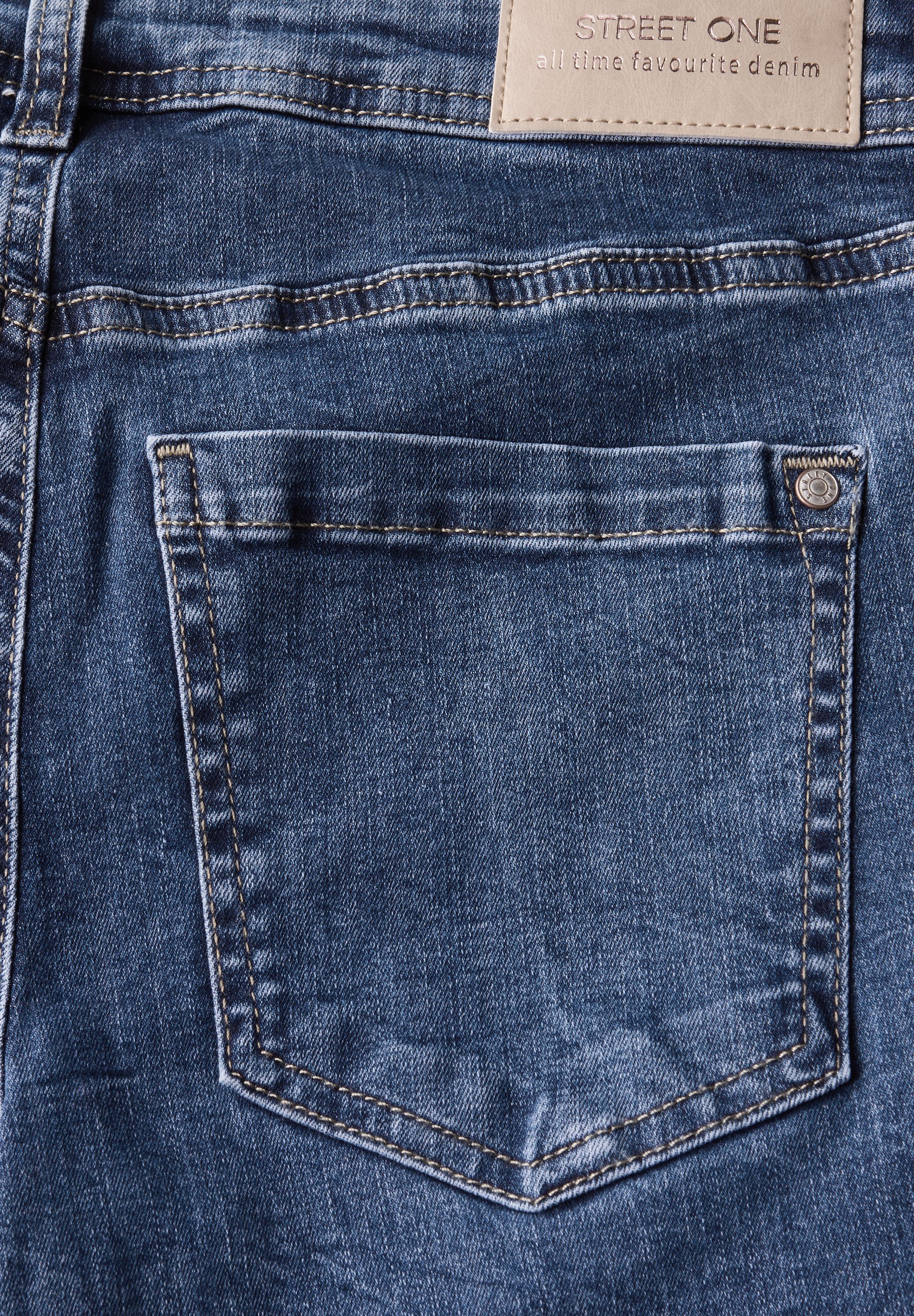 STREET ONE Regular-fit-Jeans Style Jane im Five-Pocket Style