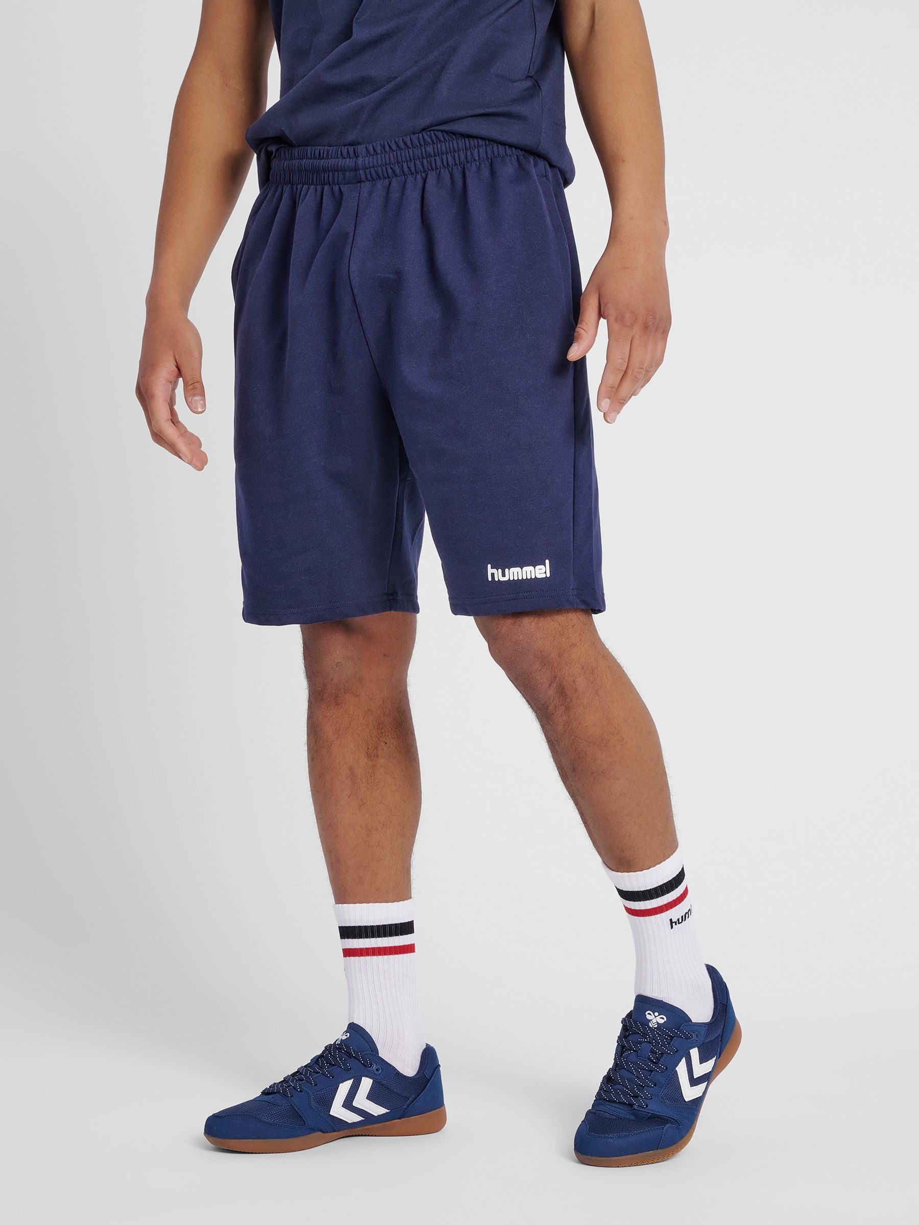 hummel Sweatshorts Kurzes Design Basic Sweat Pants HMLGO HMLGO COTTON BERMUDA SHORTS