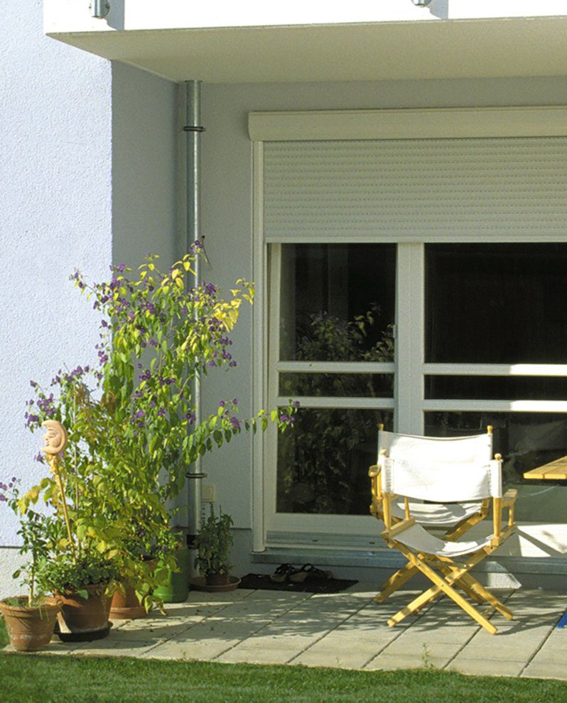 SCHELLENBERG Rollladenpanzer Set für Fenster, Mini System für 40 mm Stahlrohrwelle, Set, PVC Jalousie, in verschiedenen Größen erhältlich, weiß