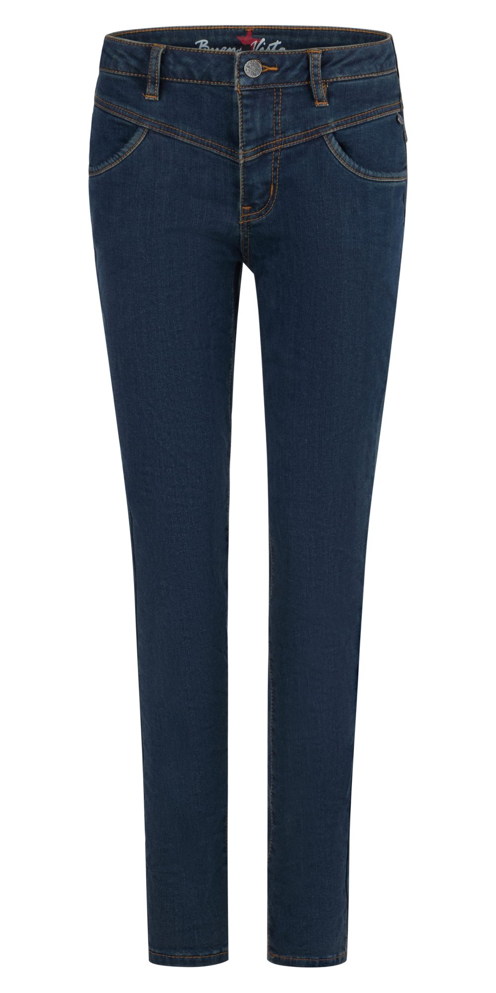 Stretch-Jeans BUENA VISTA FLORIDA-B CROPPED dark stone 2410 B5829 375.9030 - Thermo