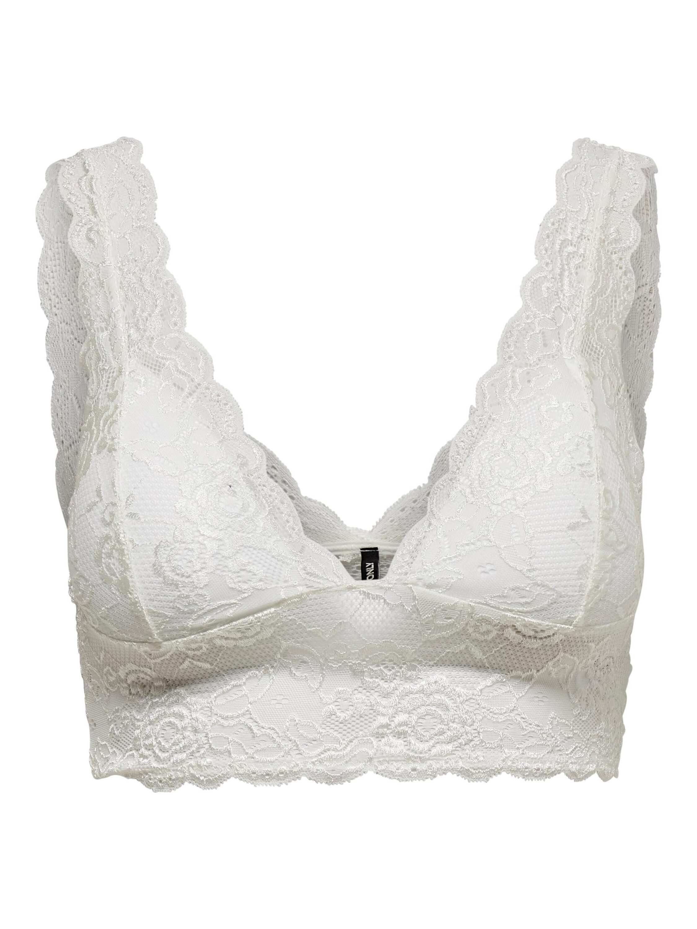Spitzentop ONLCHLOE – Spitzen-Bra mit gepolsterten Cups und Stretch