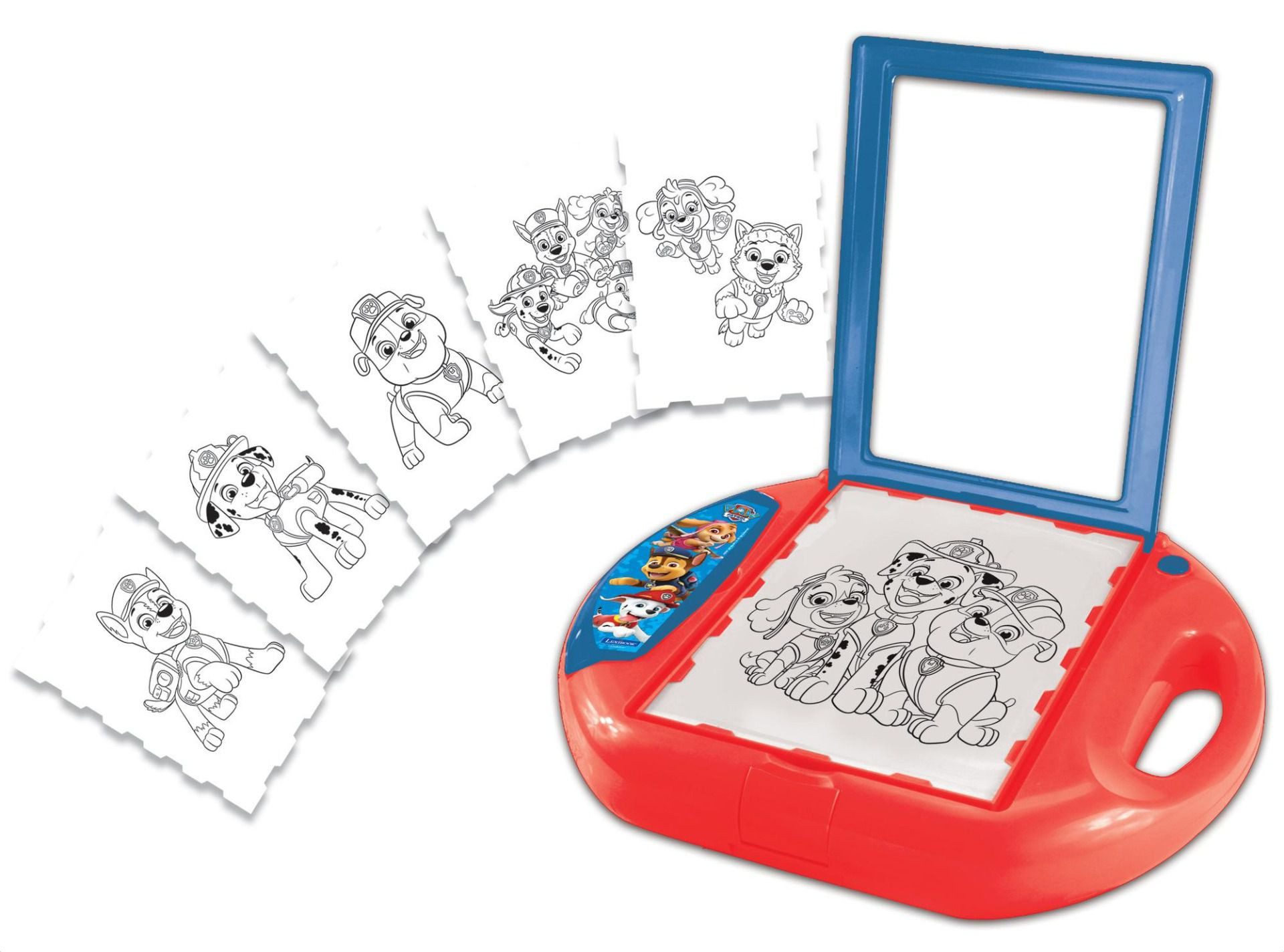 PAW PATROL Malpalette Zeichnungsprojektor – Kreatives Malset mit Schablonen und Stempeln