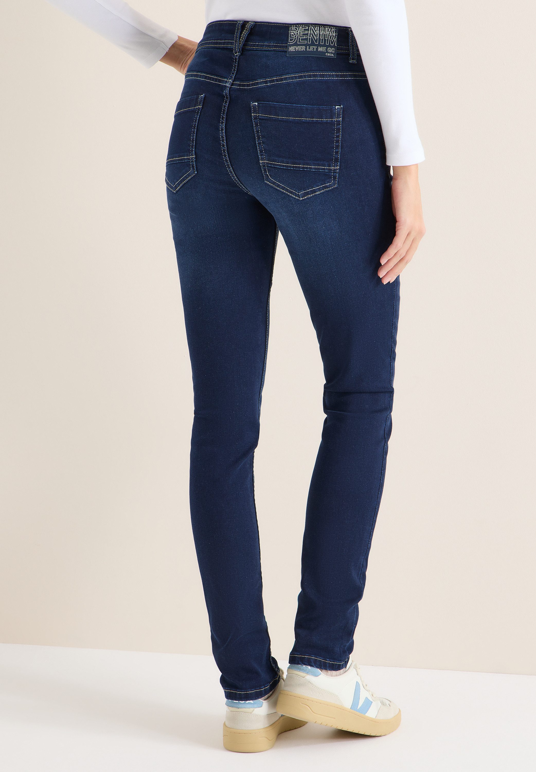 CECIL Comfort-fit-Jeans Middle Waist