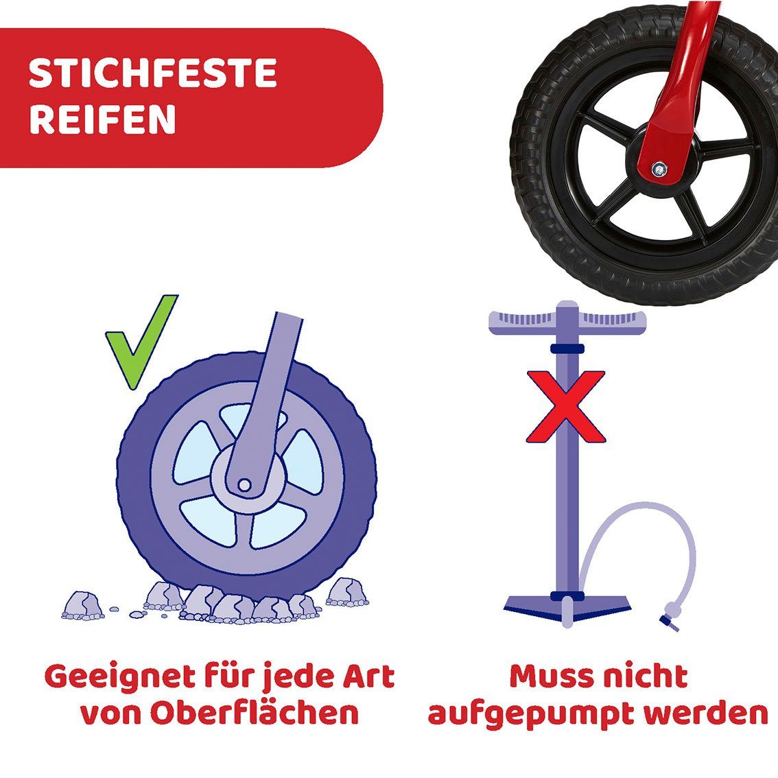 Chicco Laufrad Red Bullet