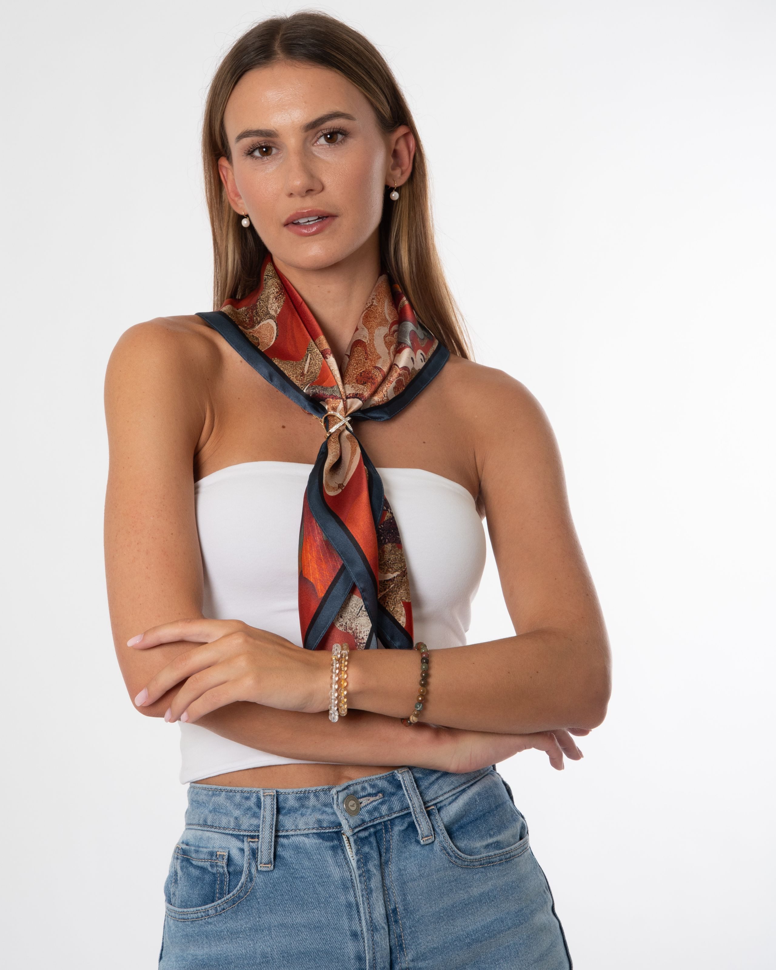 MayTree Seidentuch Seidentuch quadratisch 70x70, Fliegende Feen, (Stück), 1 günstig online kaufen