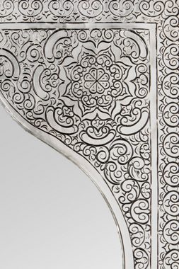 Marrakesch Orient & Mediterran Interior Spiegel Orientalischer Spiegel Malika Silber klein, Handarbeit