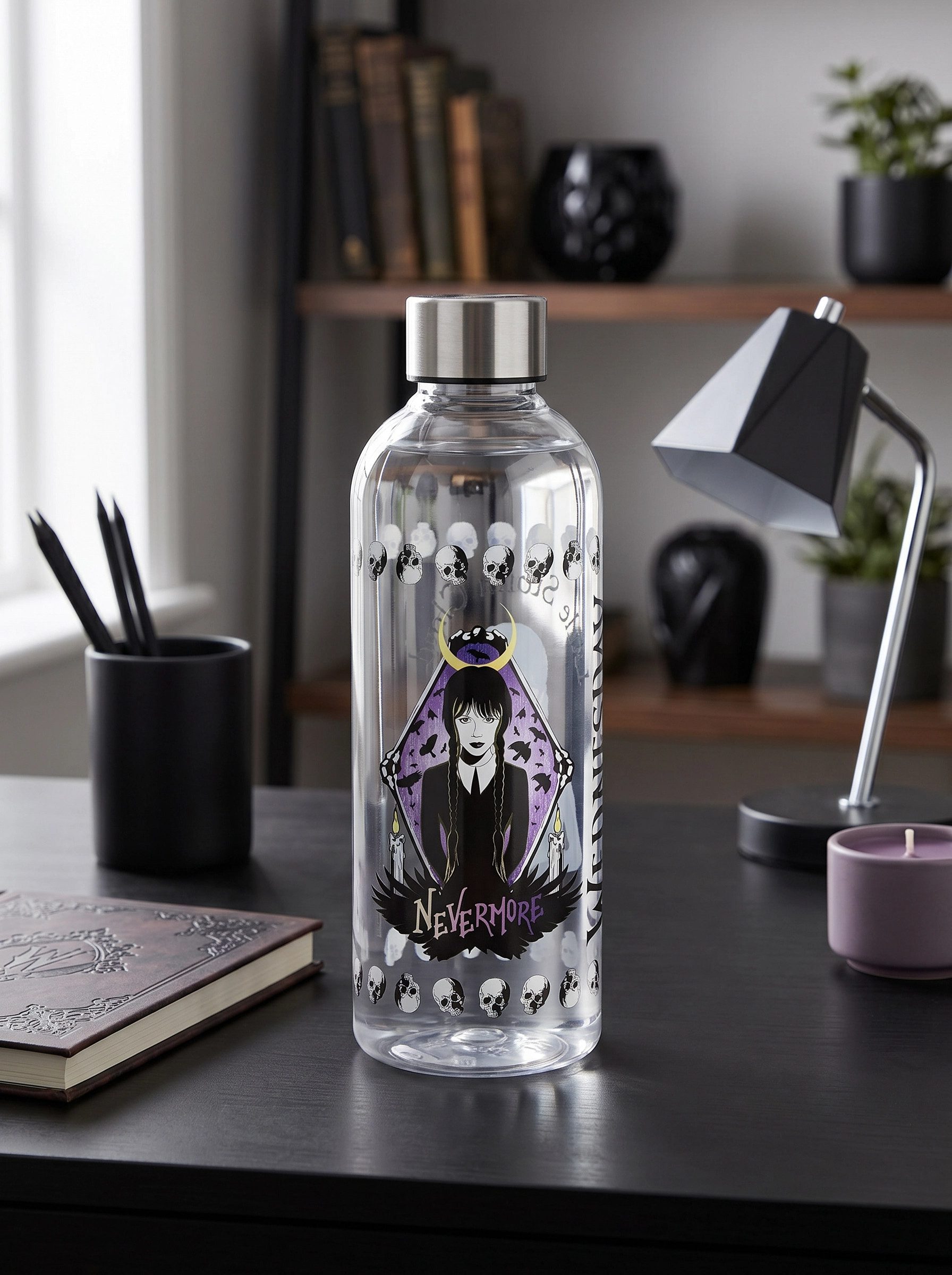 Wednesday Trinkflasche Netflix Wednesday Sportflasche Wasserflasche Flasche 850 ml