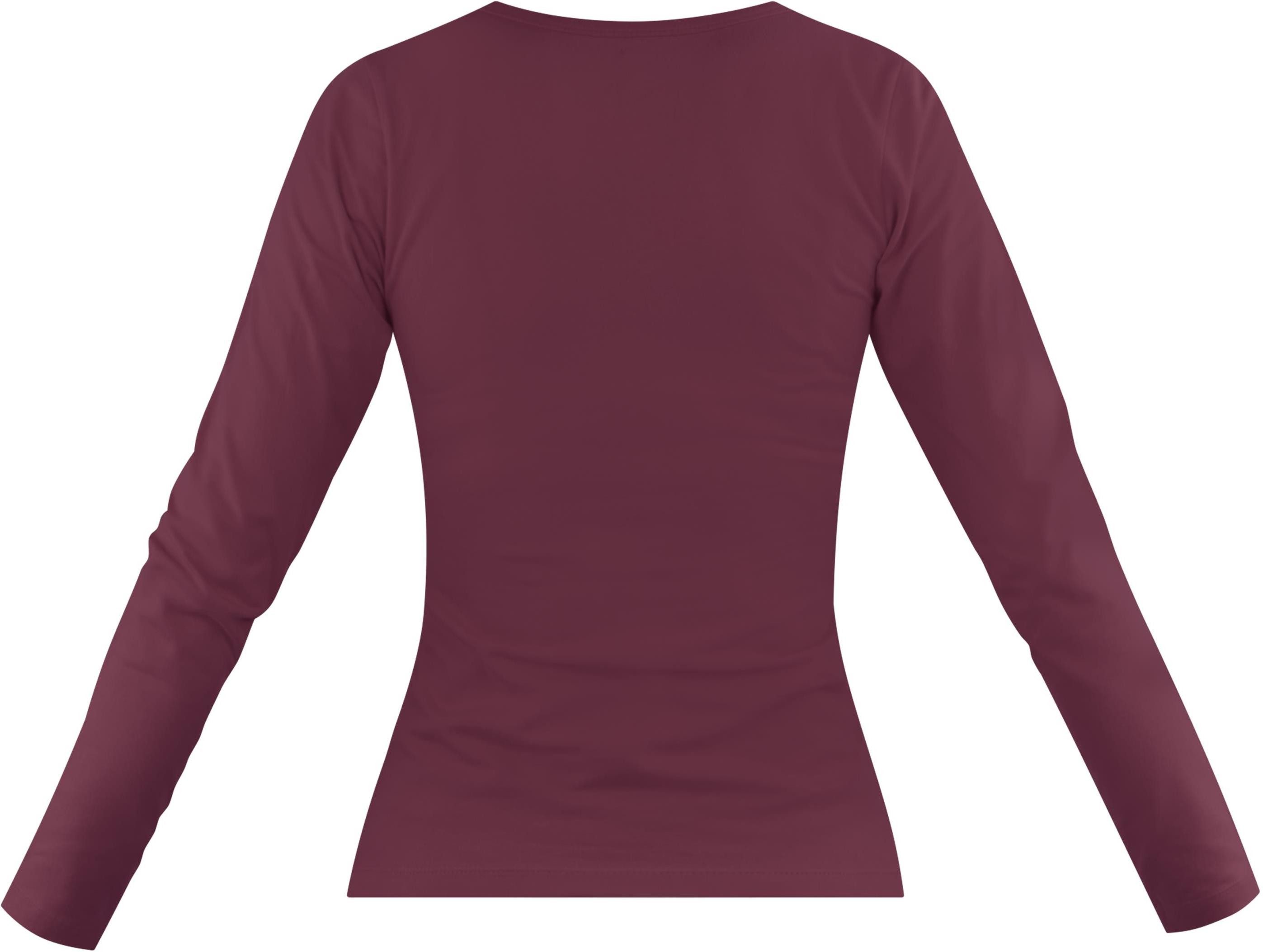 Janice Langarmshirt 2 x Damen Langarmshirt Nimes Figurbetonter Pullover aus günstig online kaufen