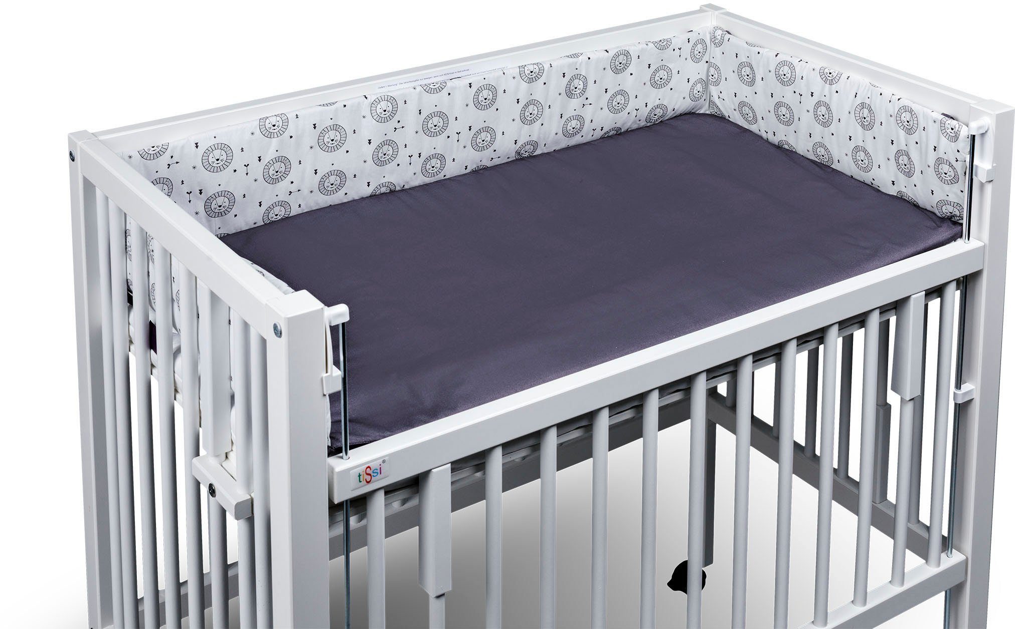 Bettnestchen Maxi, grau Lion