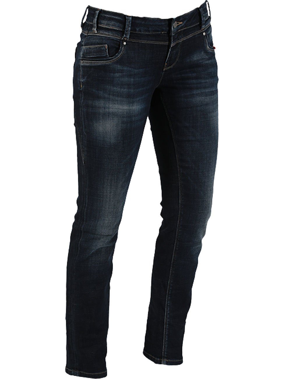 Blue Straight-Jeans of Jeanshose Powell mit Denim Stretch Miracle Rea