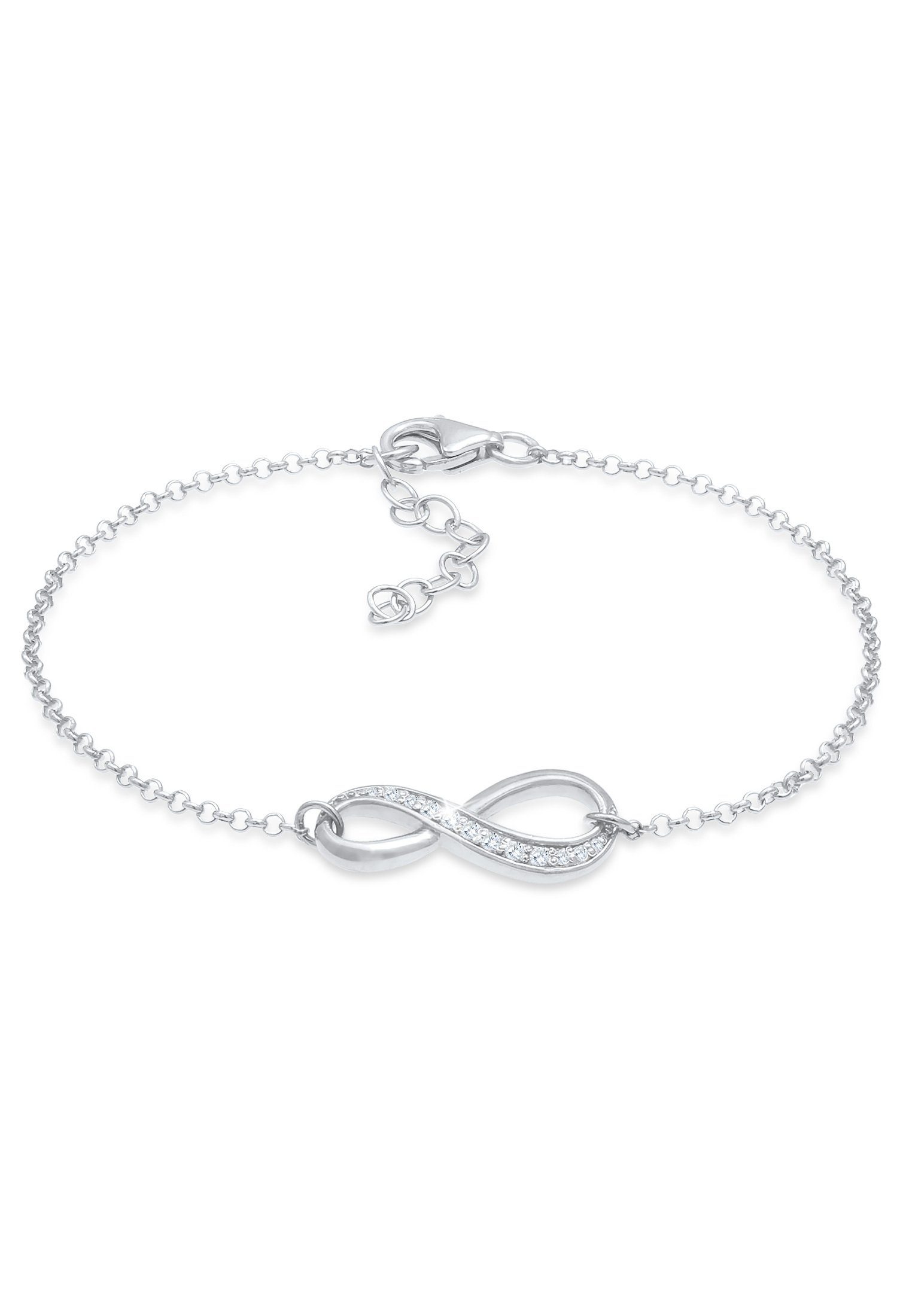 Elli Armband Infinity / Unendlichkeit Zirkonia 925 Silber, Infinity | Silberarmbänder