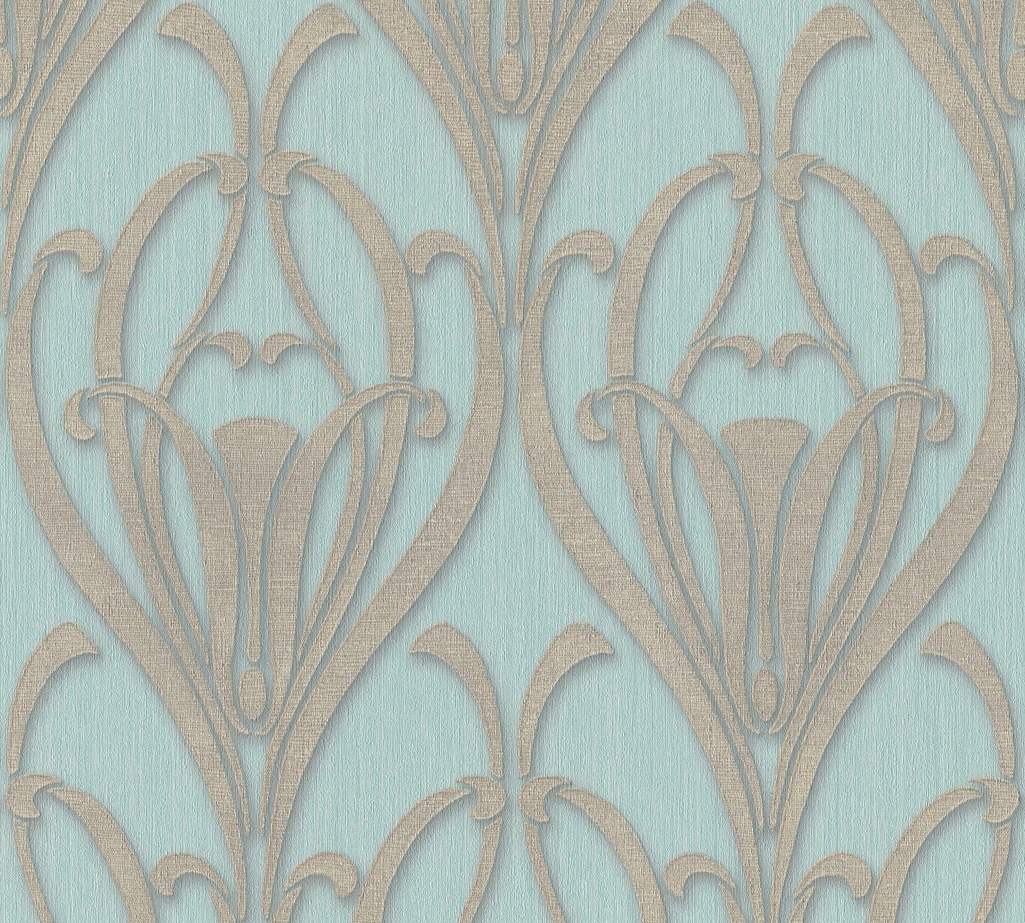 living walls Vliestapete Mata Hari, leicht strukturiert, Barock, gemustert, ornamental, Ornament Tapete Barock Tapeten Wohnzimmer Schlafzimmer Küche Flur Büro