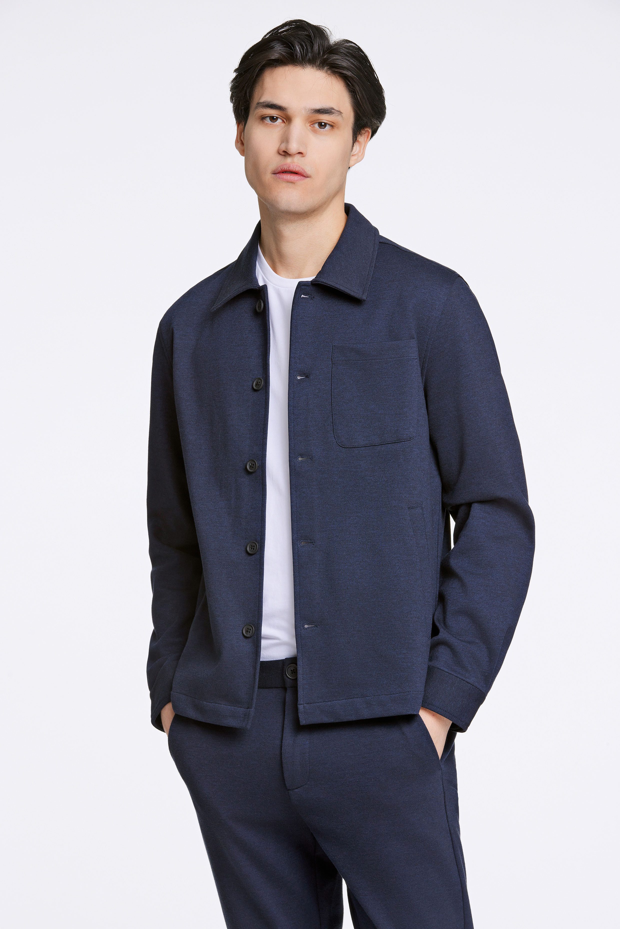 LINDBERGH Blusenjacke mit Brusttasche und Eingrifftaschen günstig online kaufen