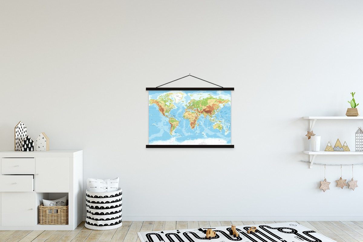 MuchoWow Poster Weltkarte - Atlas - günstig online kaufen