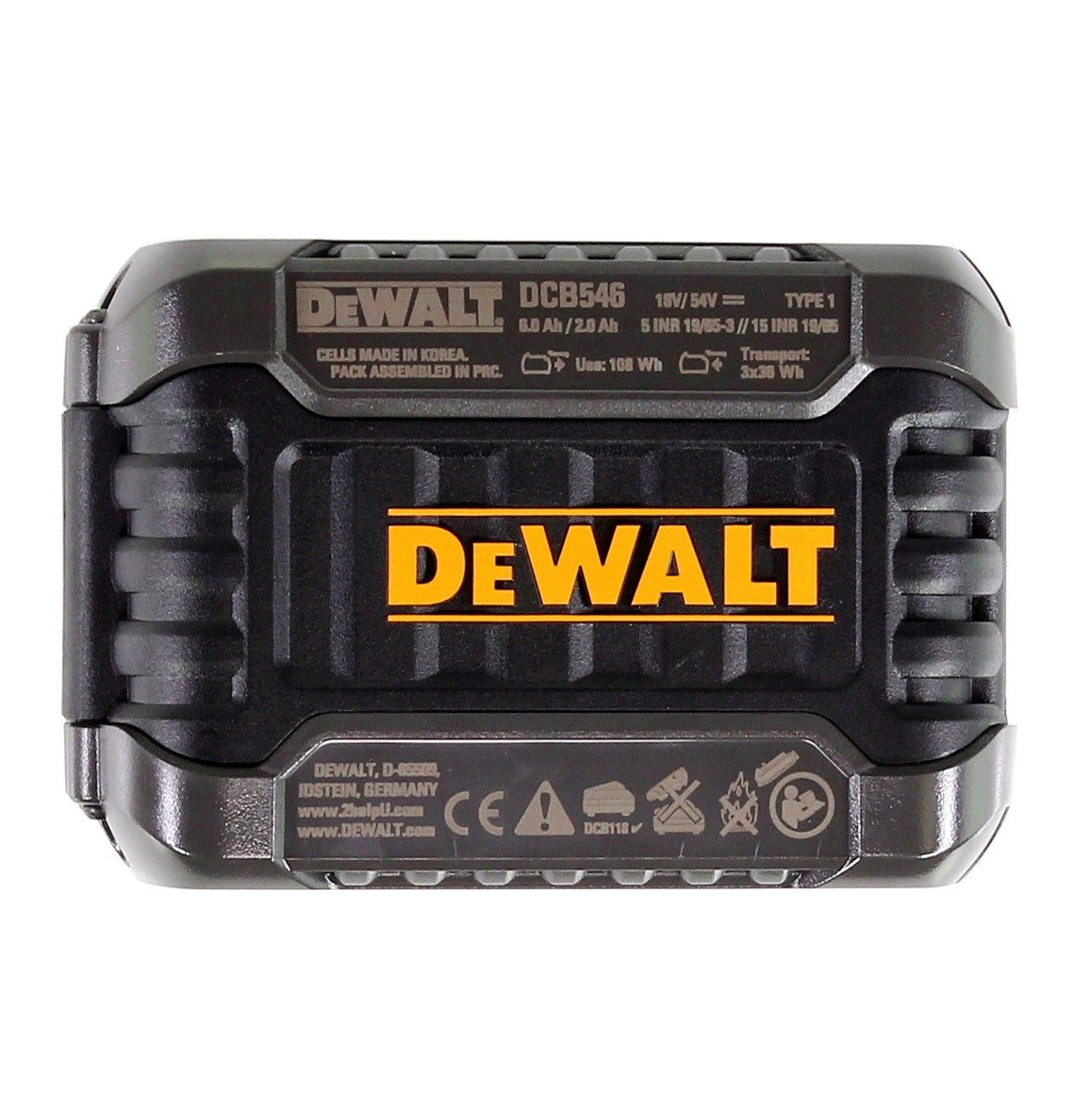 DeWalt DCB 118 T3 XR FLEXVOLT Starter Set + 3x DCB 546 Akku 6,0 Ah Akkupacks