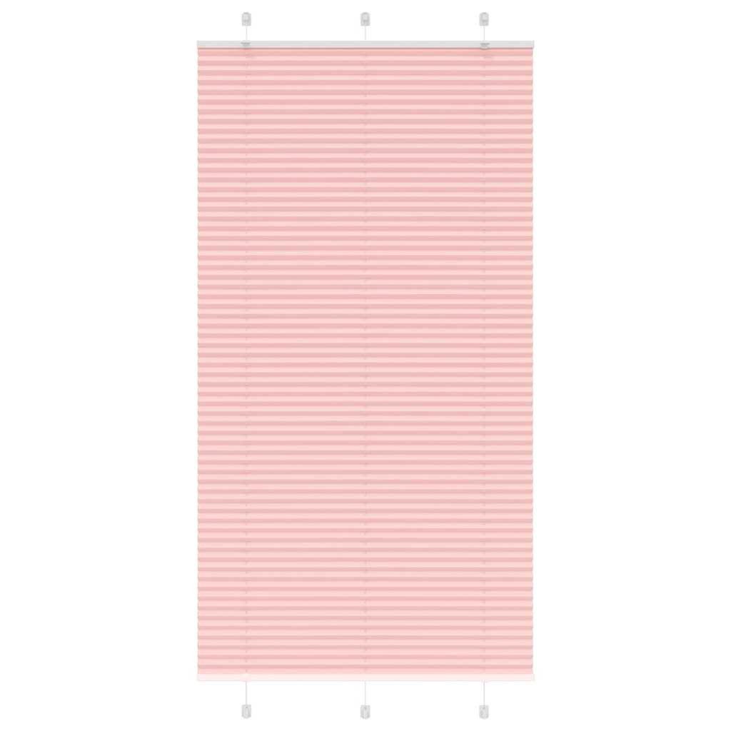 vidaXL Jalousie 110 x 200 cm Plissee Rosa 110x200 cm Stoffbreite 109,4 cm Polyester