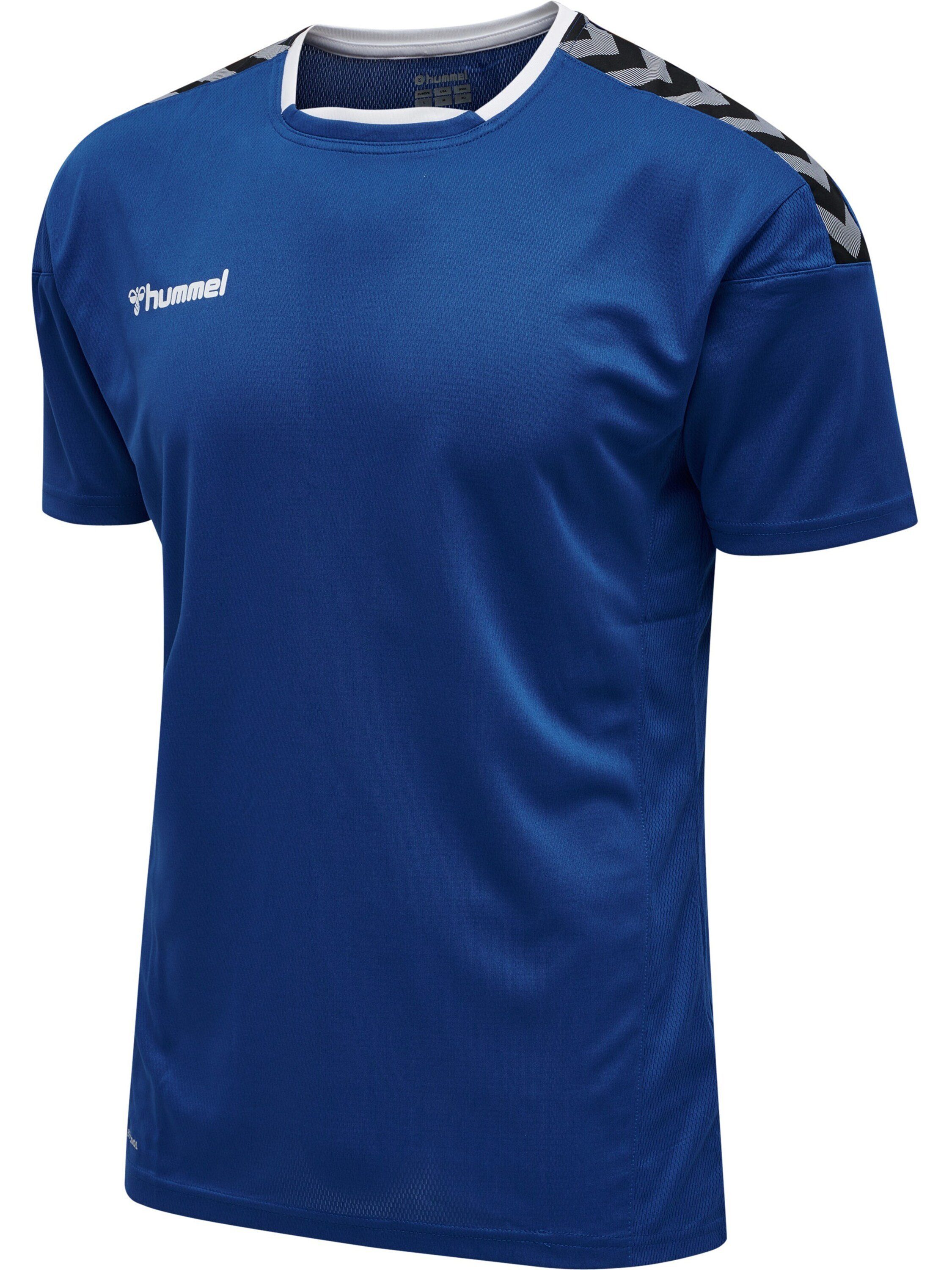 hummel T-Shirt (1-tlg) blauweiss