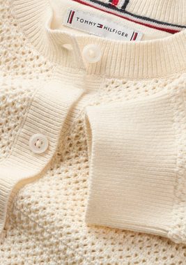 Tommy Hilfiger Strickjacke CROCHET CARDIGAN Baby bis 2 Jahre