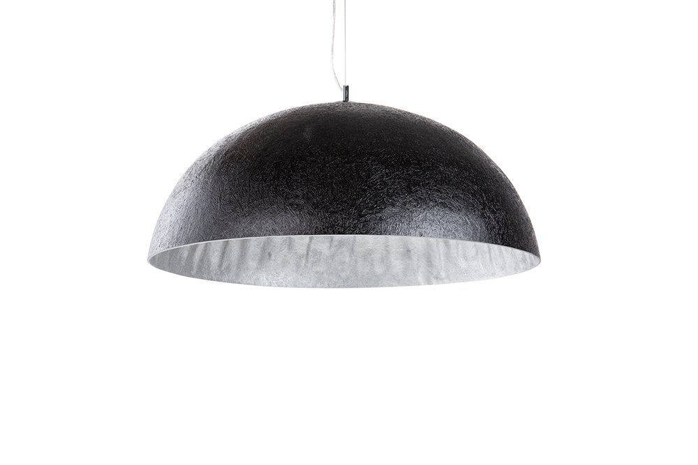 · Leuchtmittel, Design schwarz riess-ambiente ohne GLOW / Hängeleuchte Modern · 70cm silber, Wohnzimmer · Metall Esszimmer