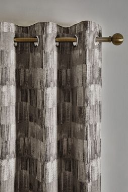 Vorhang Gefütterte, abstrakte Jacquard-Ösenvorhänge, Next, (2 St)