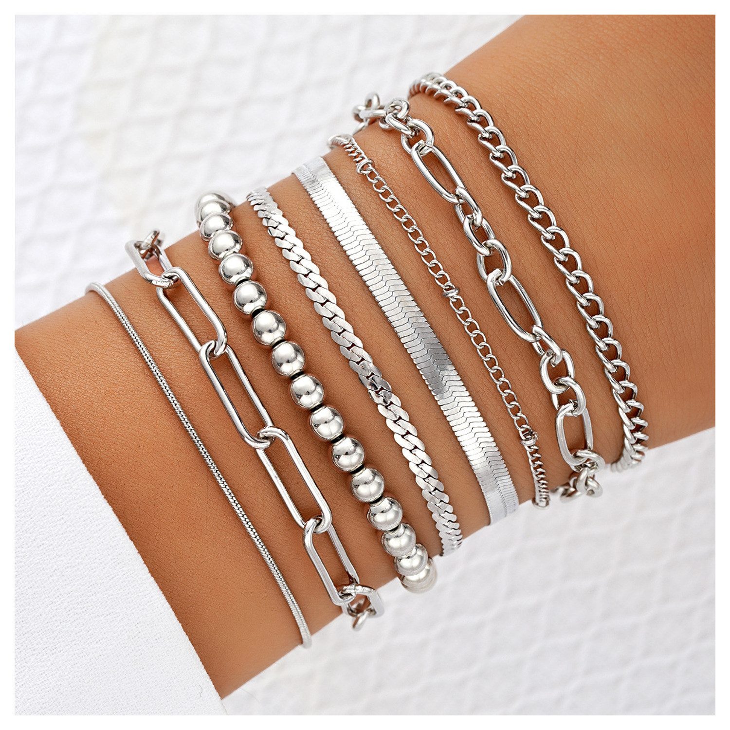 KARMA Armband Set Damen Armband-Set Siber günstig online kaufen
