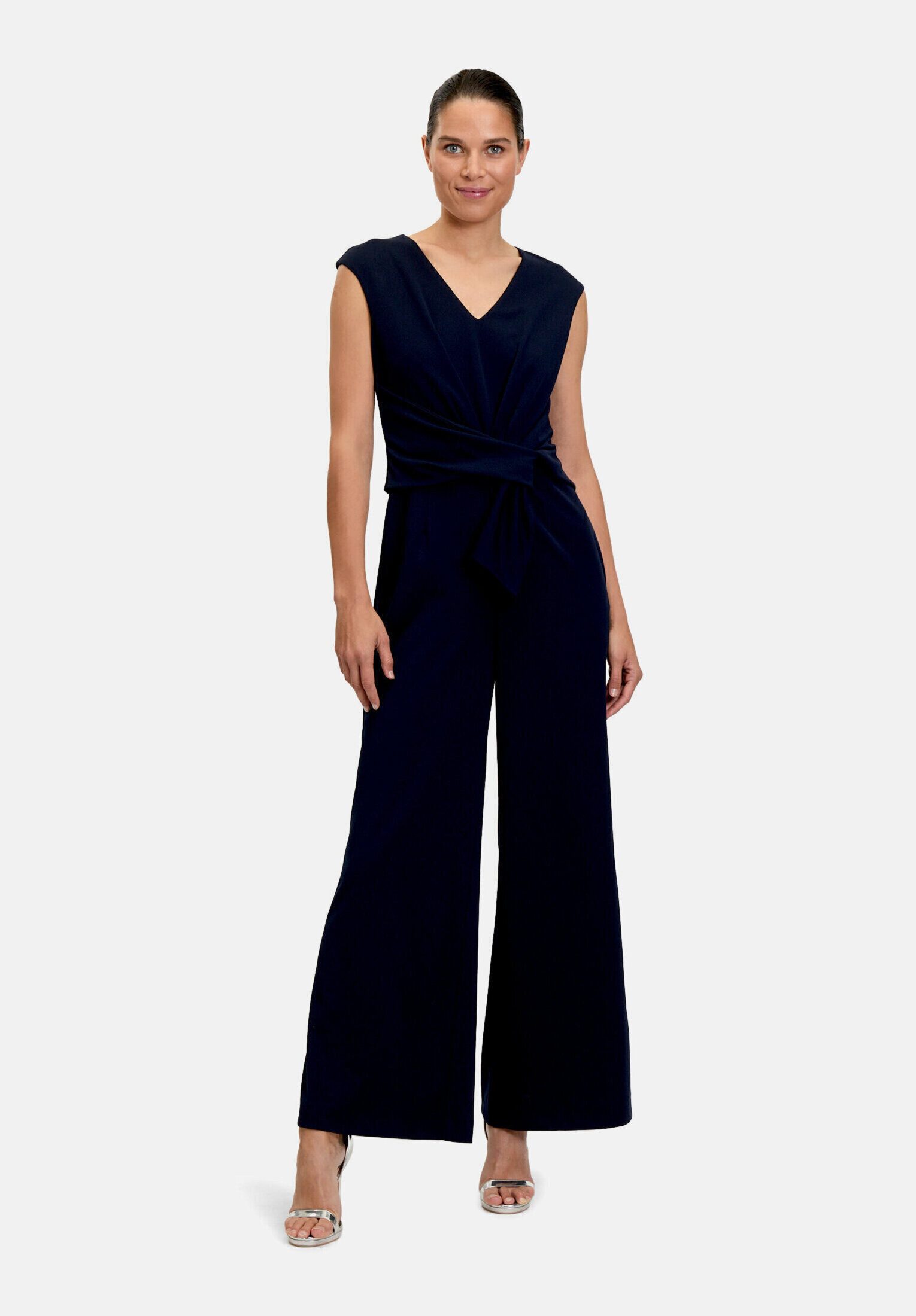Vera Mont Overall Damen mit weitem Bein (1-tlg) Bunddetail