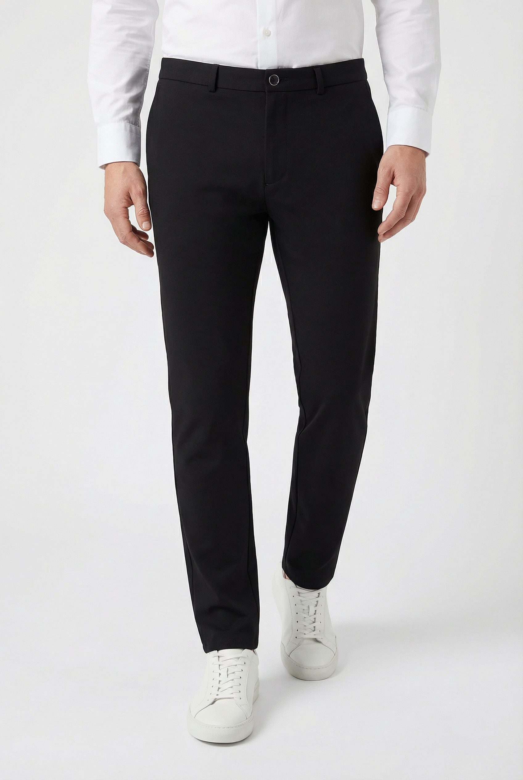 OLYMP Chinohose Jogg Jersey Toronto slim fit, flexibler Bund