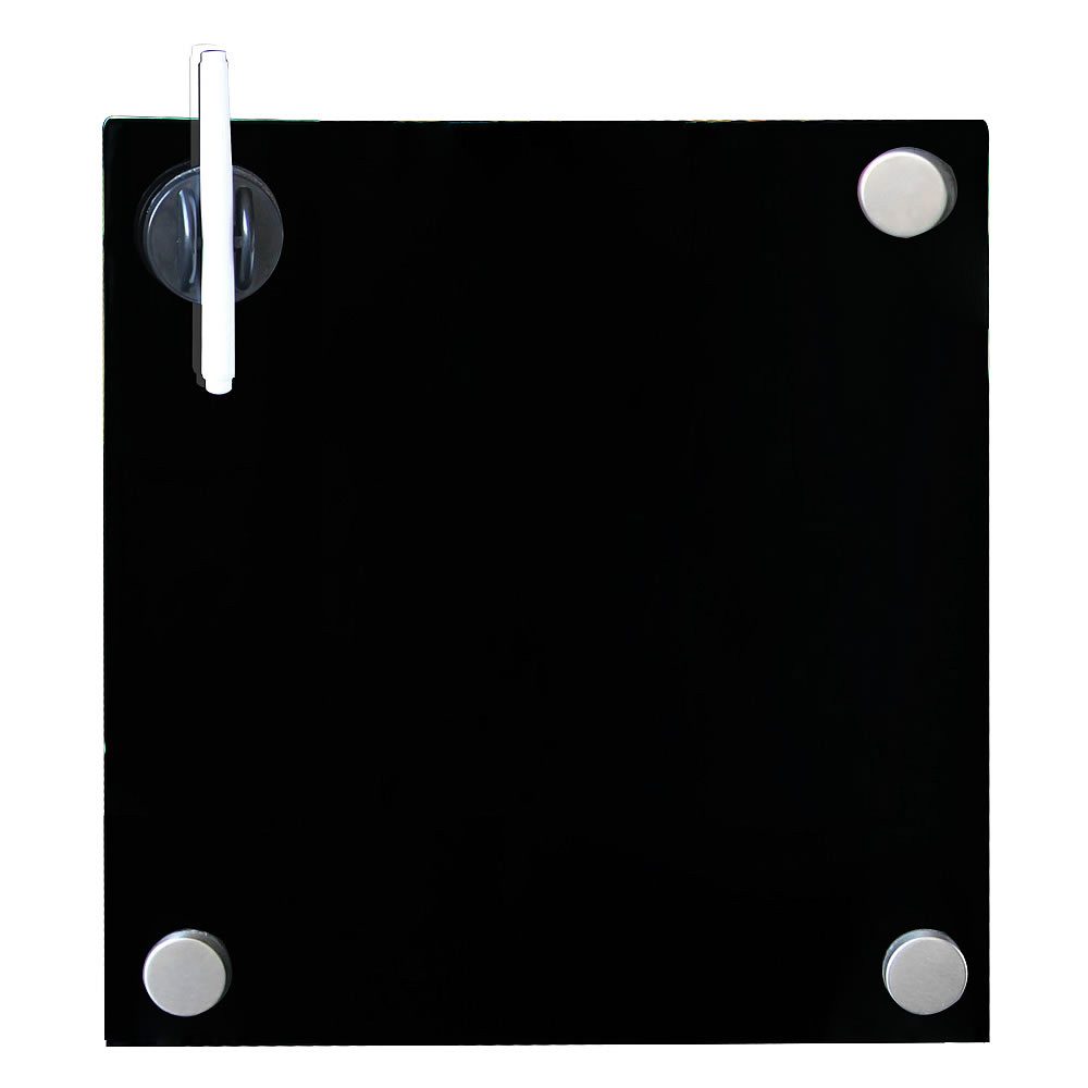 Mucola Magnettafel Glasmagnettafel Schwarz Memoboard Wandtafel günstig online kaufen