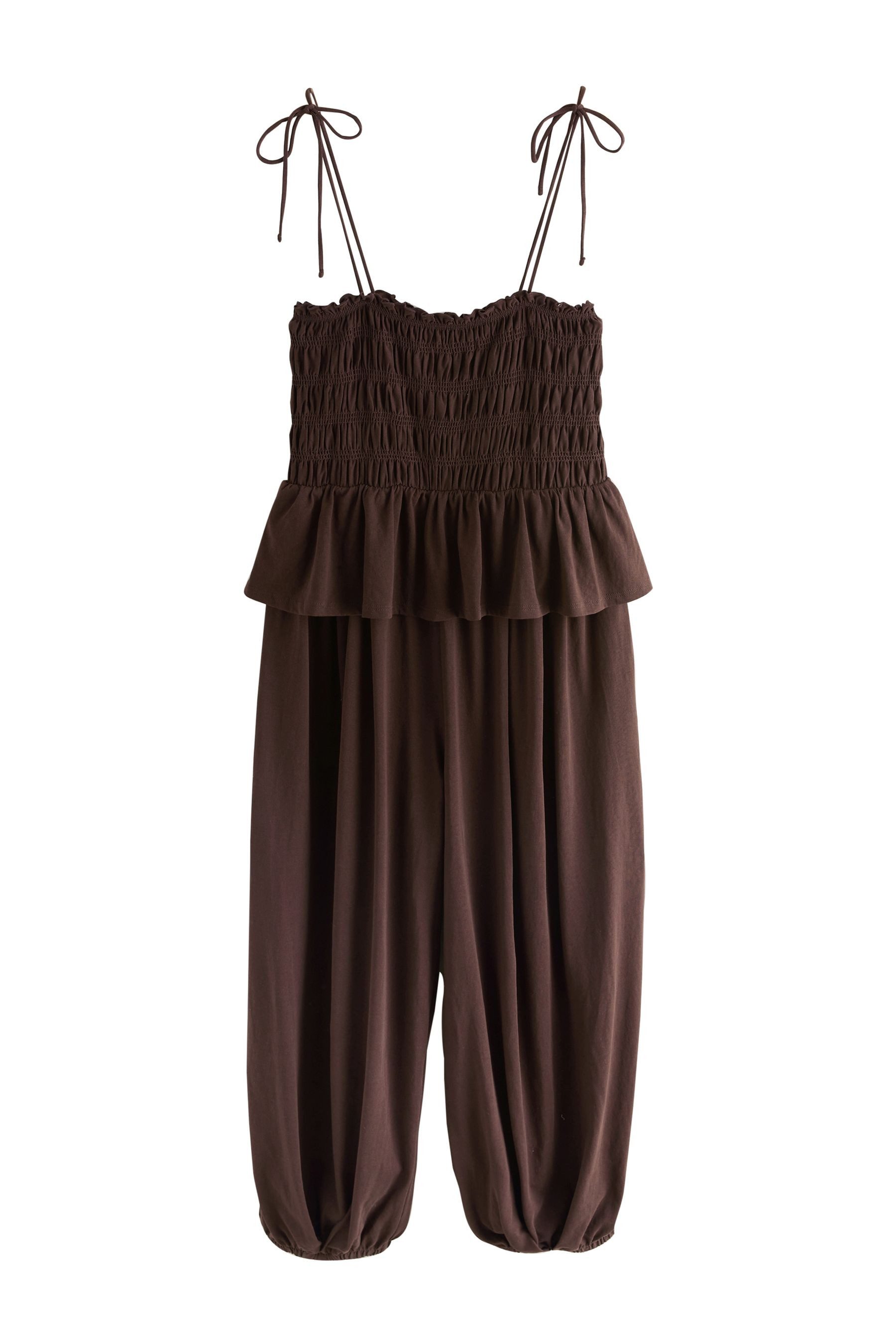 Next Jumpsuit Jumpsuit aus Jersey mit Ballon-Beinschnitt (1-tlg)