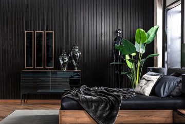 JVmoebel Kommode Kommode Praktisch fürs Schlafzimmer schwarz mit Stauraum Sideboard (1 St., 1x nur Kommode ohne Spiegel), Made in Europa