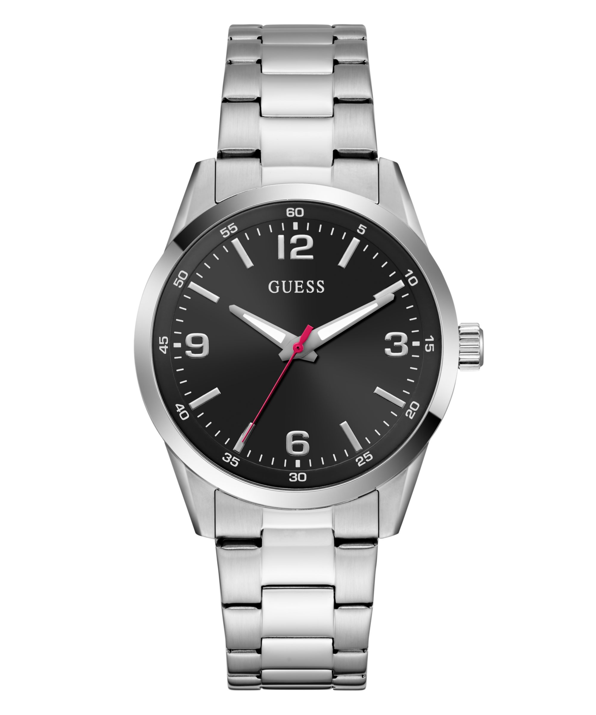 Guess Quarzuhr EASTON GW0965G1, Armbanduhr, Herrenuhr, Edelstahlarmband