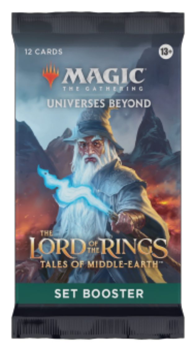 Wizards of the Coast Sammelkarte Magic The Gathering The Lord of the Rings: Tales of Middle-earth, Set Booster mit 12 Karten in Englisch