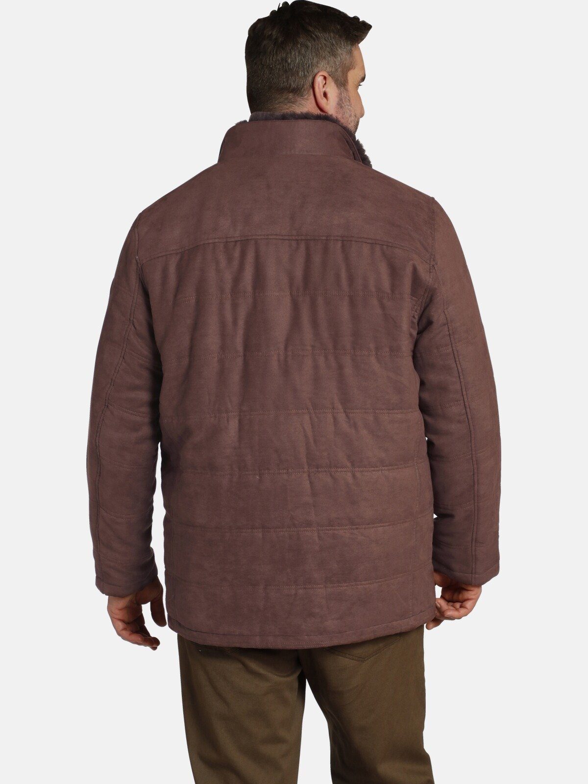 Outdoorjacke Charles Colby Steppjacke in Wildleder-Optik IEUAN SIR