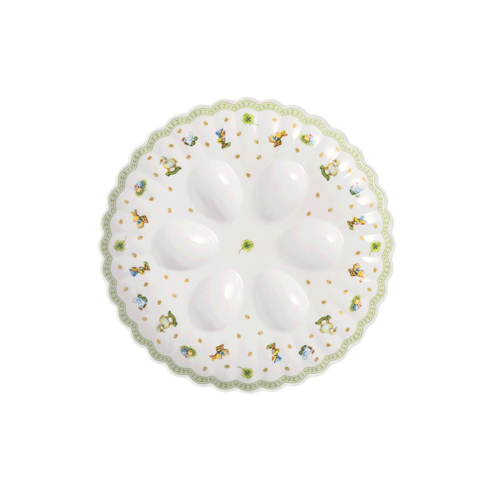 Villeroy & Boch Servierplatte Easter Delight Eierteller, Porzellan, (1-tlg)