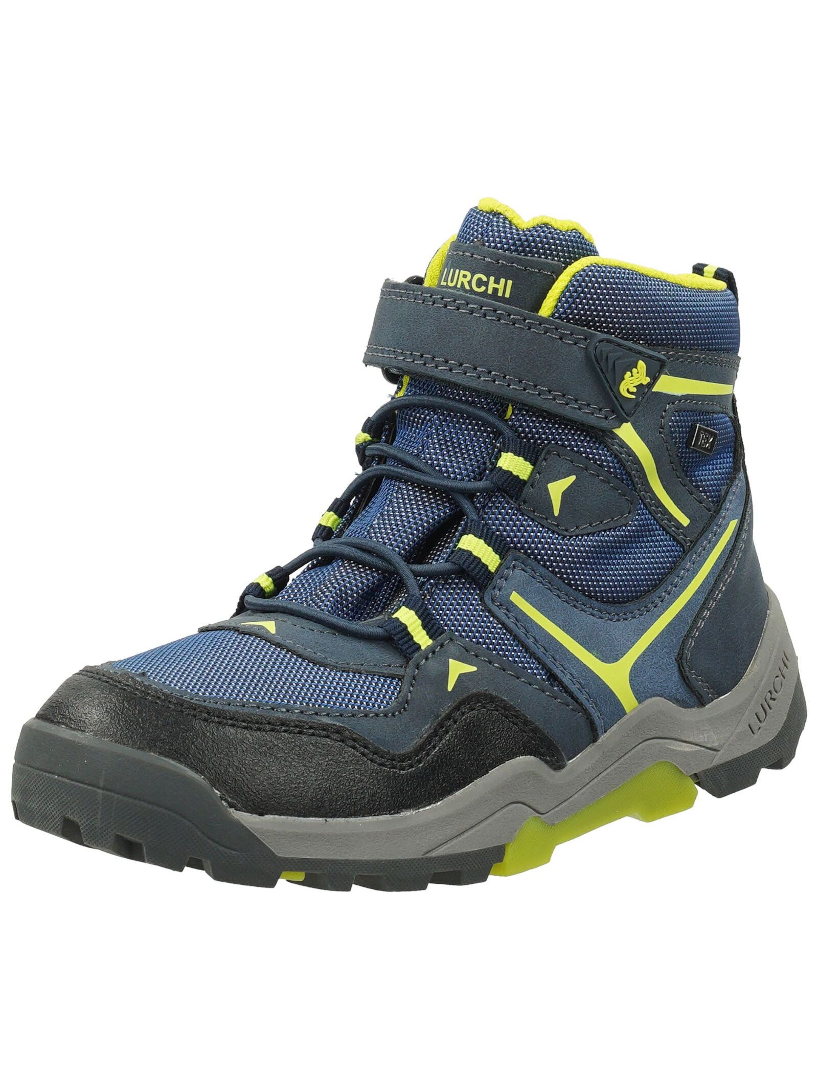 Stiefelette Lederimitat/Textil Schnürstiefelette