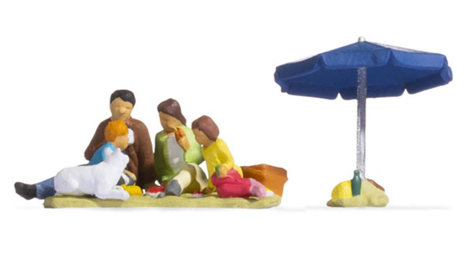 NOCH Dekofigur NOCH Familie beim Picknick, Figuren-Set in H0, ide