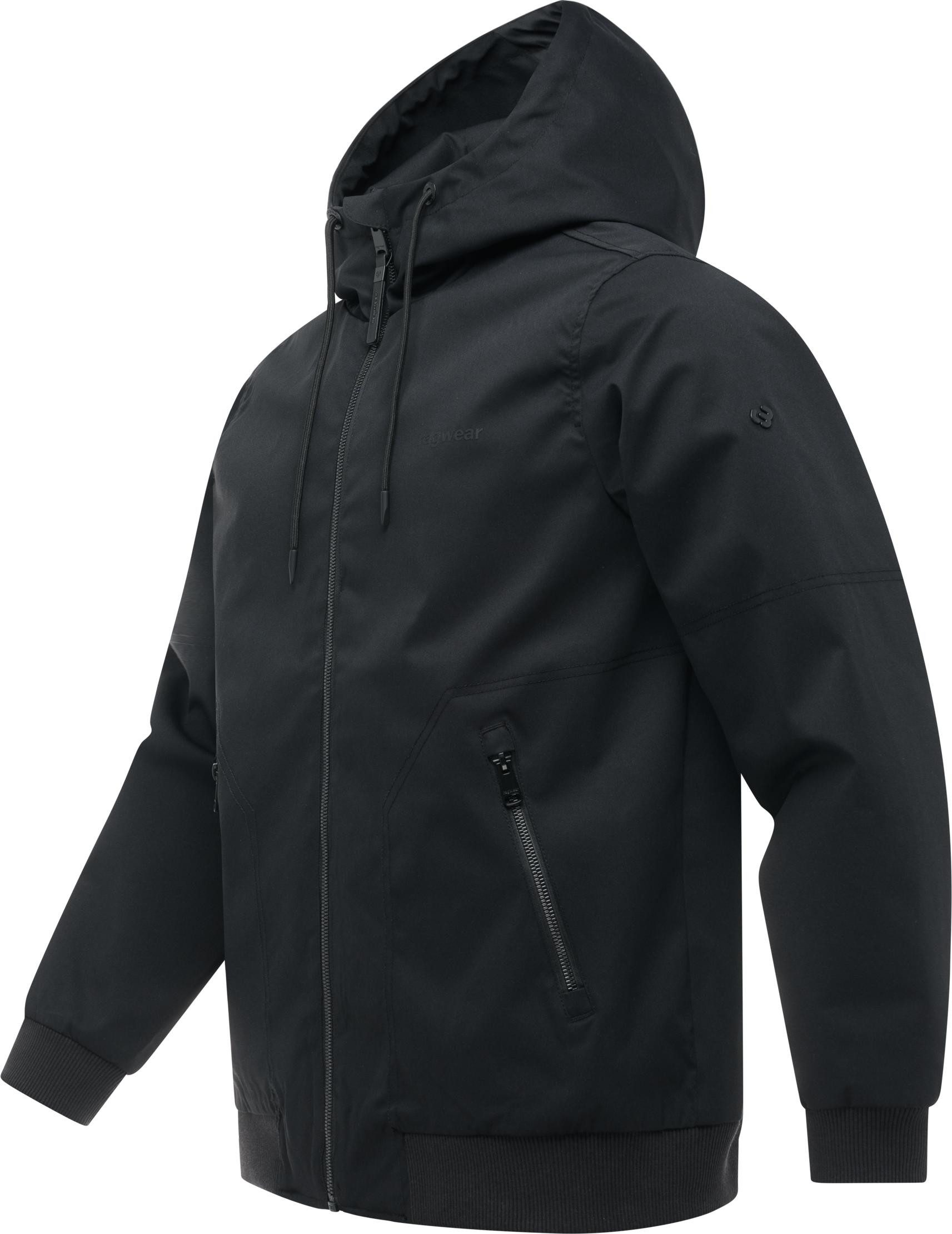 Ragwear Outdoorjacke Stewie Twill YOUMODO stylische Herren Übergangsjacke mit großer Kapuze