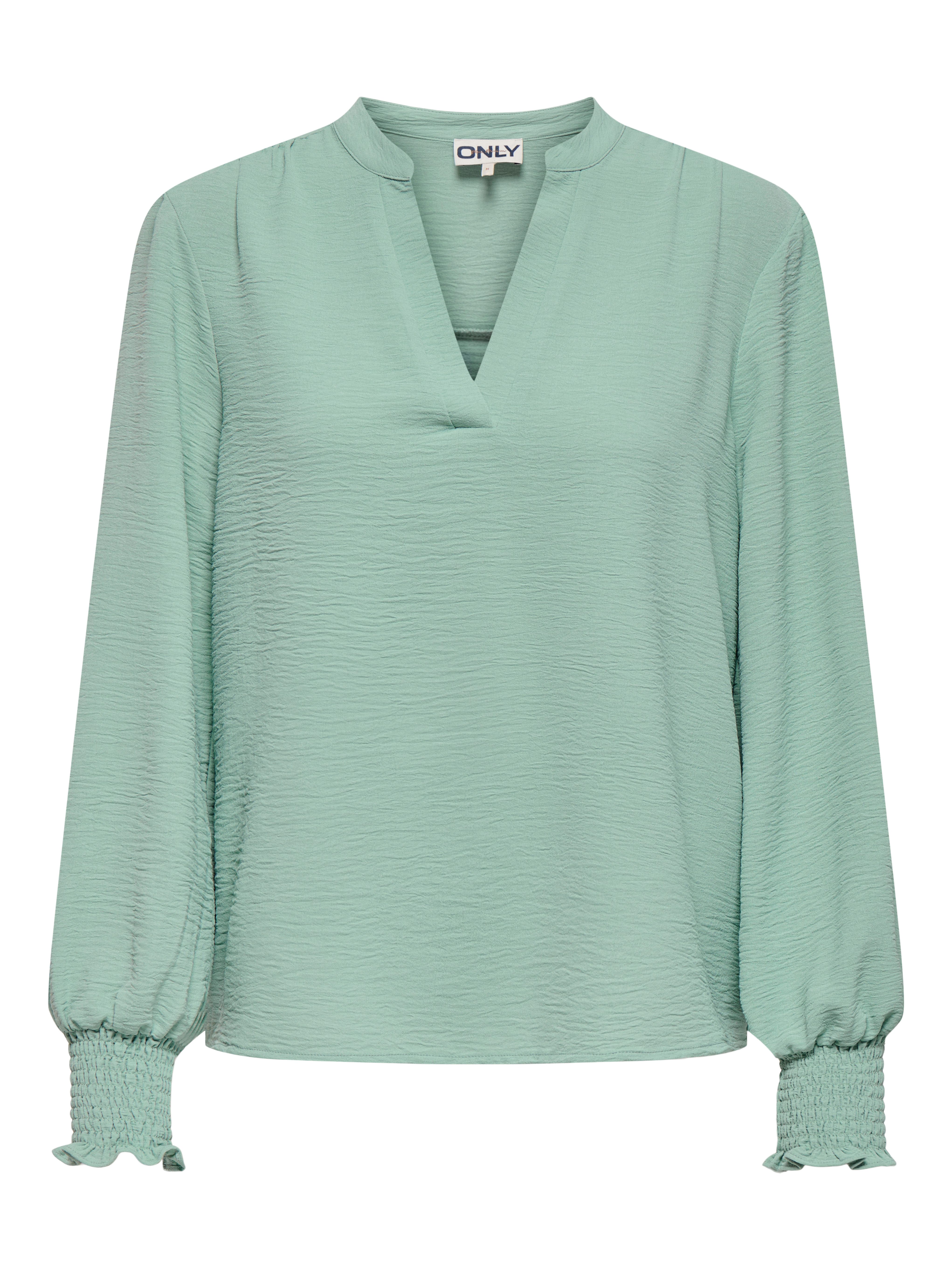 ONLY Blusenshirt ONLMETTE V-NECK LS SMOCK TOP NOOS WVN günstig online kaufen