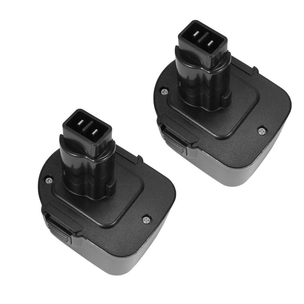 Trade-Shop 2x Akku passend für ELU EZWA49 EZWA50 EZWA57 EZWA60 EZWA61 Akku Ni-MH 3000 mAh (12 V)