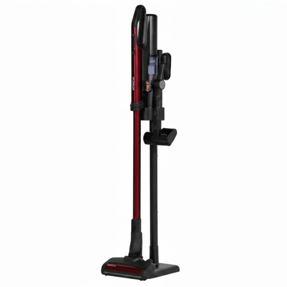 Hitachi Akku-Handstaubsauger PV-XH 4 PL AR, 550 W, beutellos, Green-Light-LED-Technologie, bis zu 50 Min. Laufzeit, 225 AW Saugkraft
