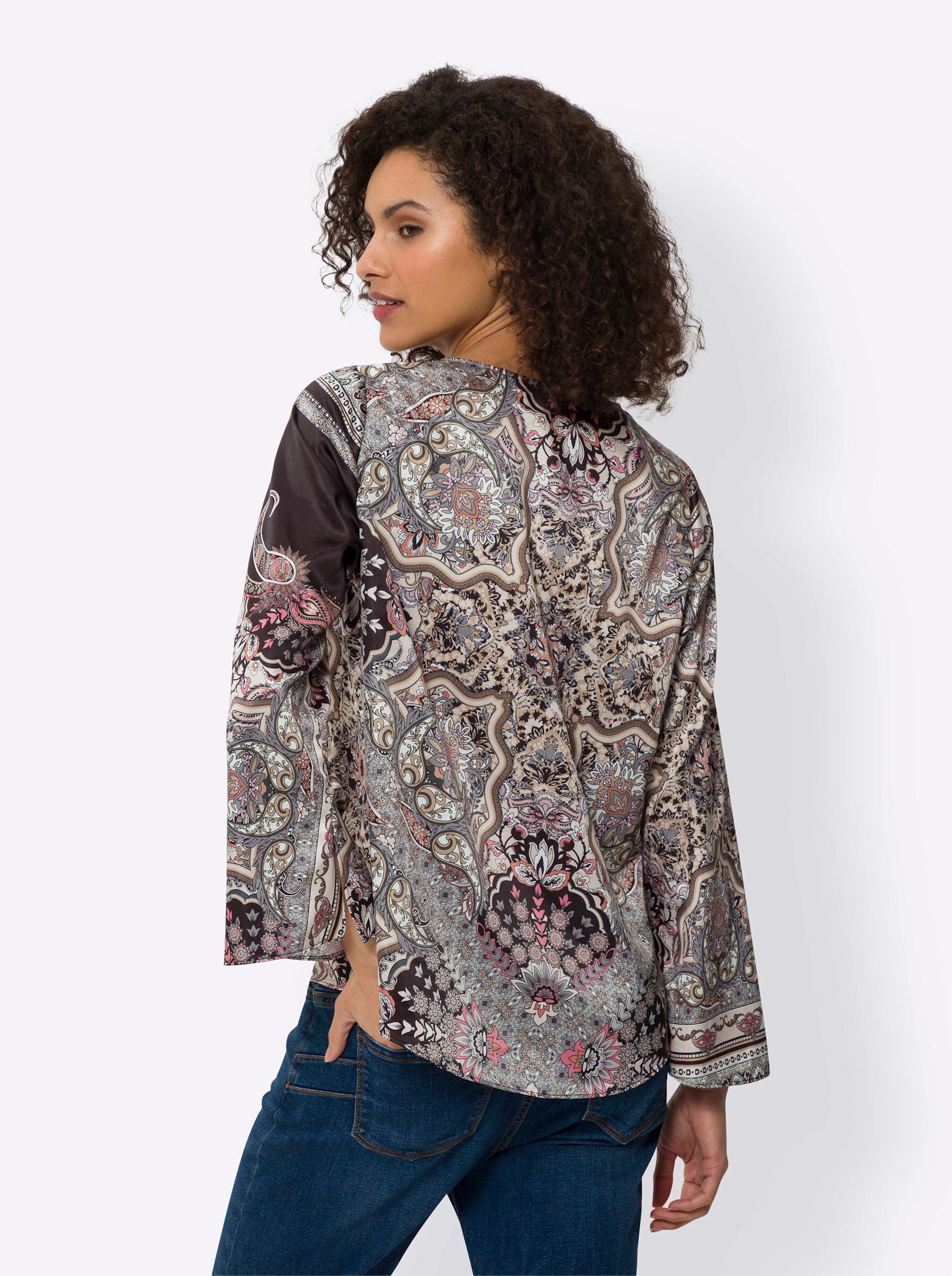 heine Klassische Bluse Druckbluse günstig online kaufen