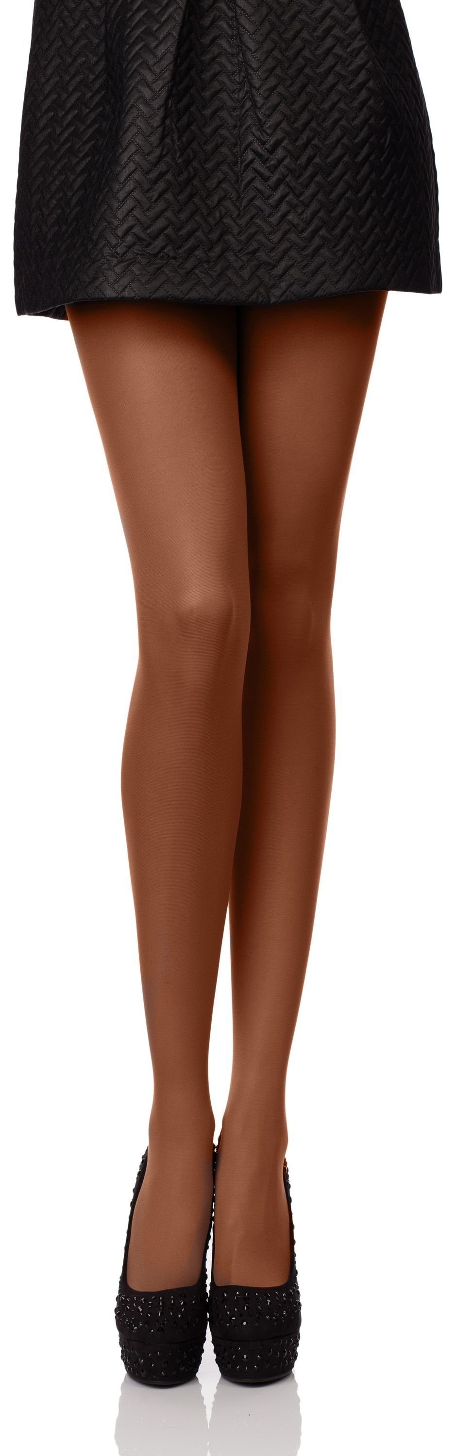 Antie Strumpfhose Damen Mikrofaser Strumpfhose (1 AN-122 60 Cappuccino 60 DEN DEN St)