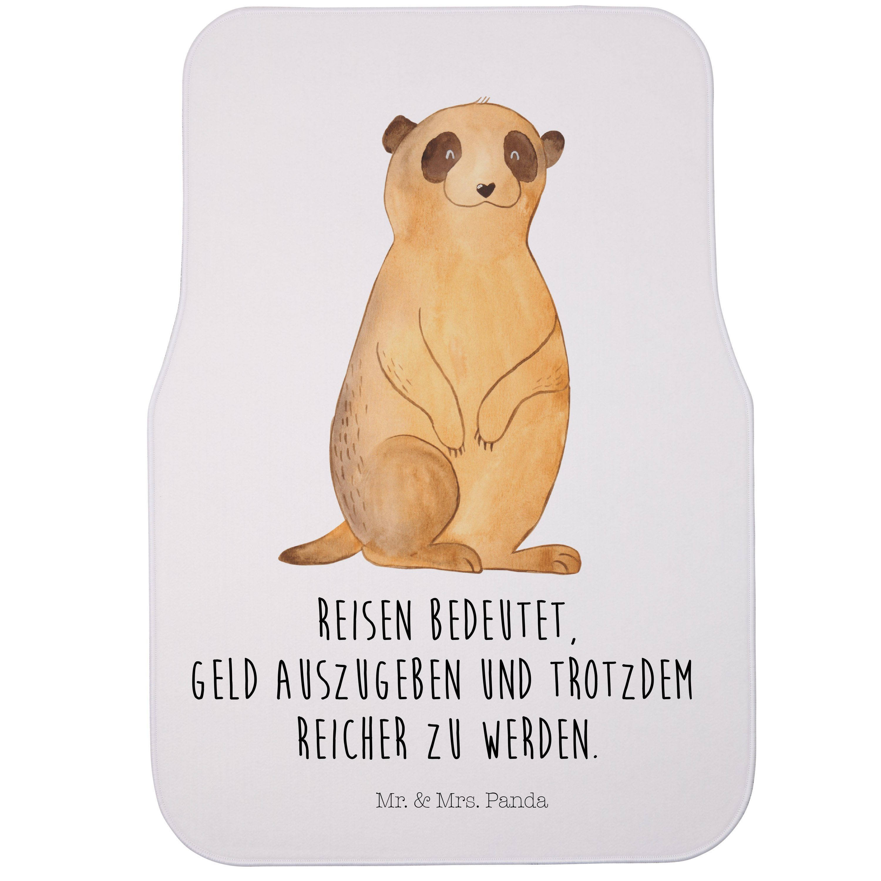Fußmatte »Erdmännchen Weiß Afrika, Sprüche, Schmutzmatte Auto