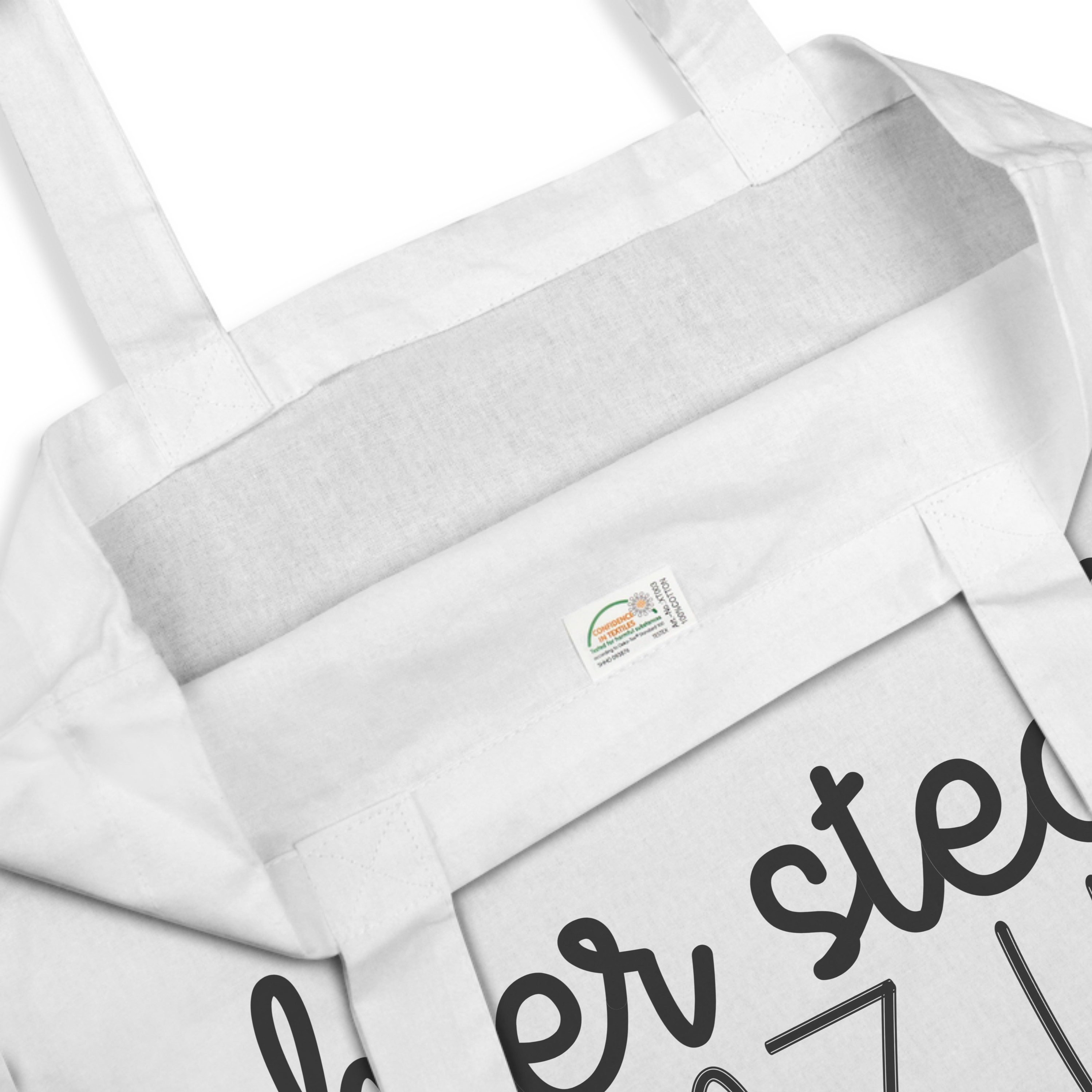 PhotoFancy Tragetasche mit Spruch 'Ganz viel Liebe' - Stoffbeutel, mit lustigem Spruch