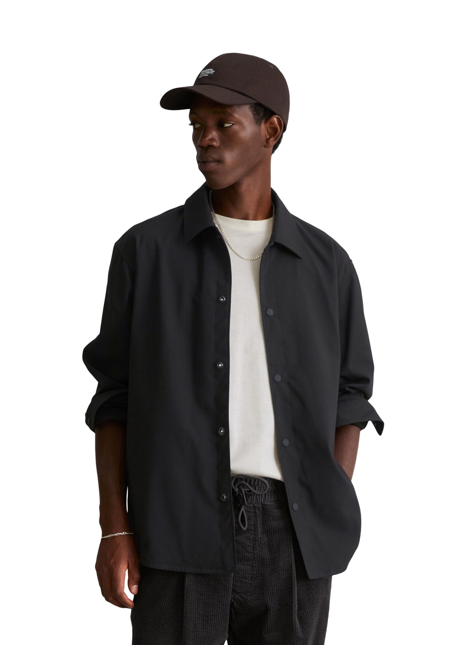 Marc O'Polo DENIM Kurzjacke in lässiger Woll-Optik