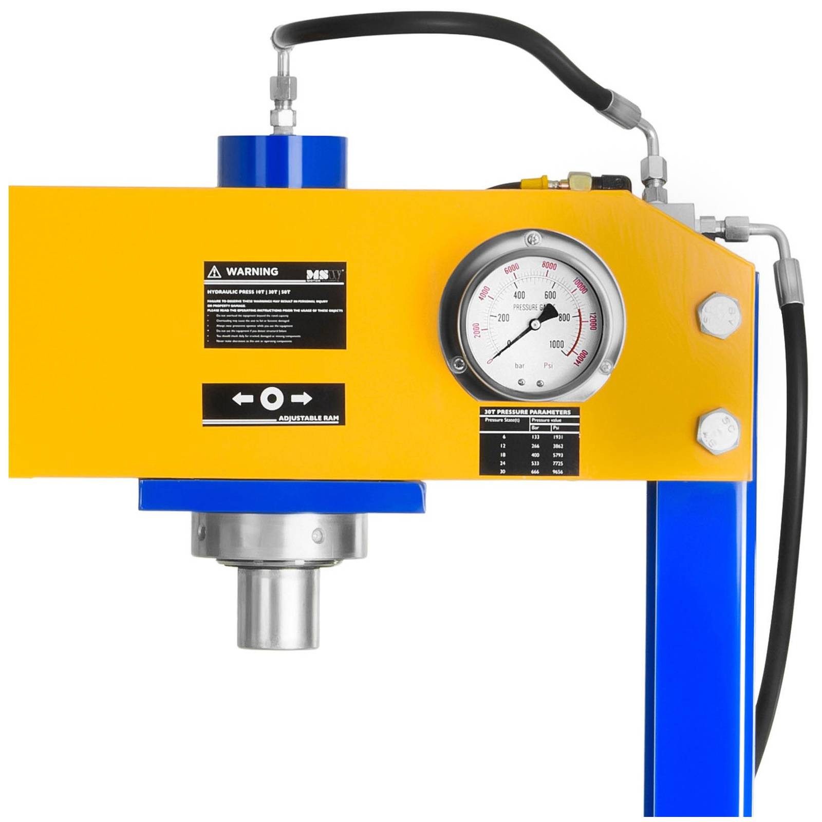 MSW Werkstattpresse 30 T Hydraulikpresse Hydropneumatisch günstig online kaufen