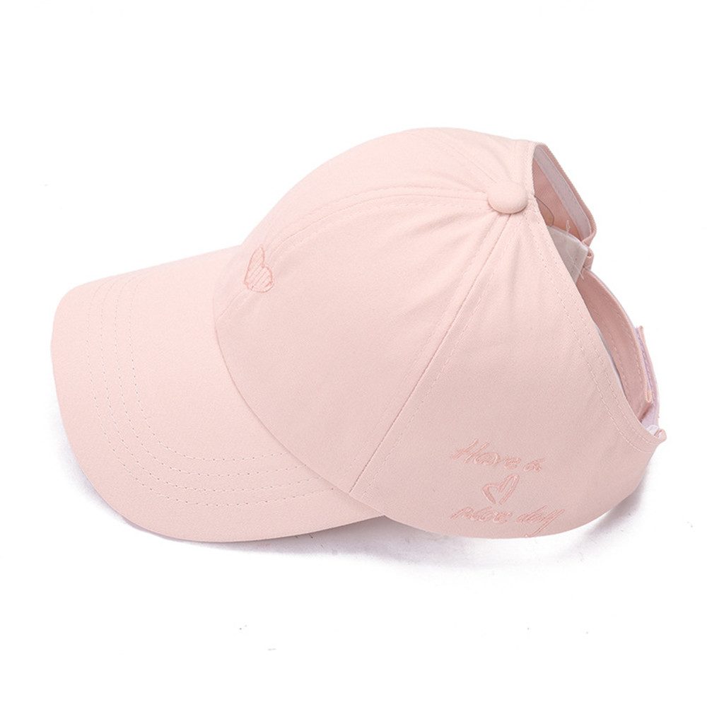 nsihing Sonnenhut Baseballkappe Pferdeschwanz für Kinder,Basecap für Mädchen Weich Atmungsaktives,Sonnenhut Kinder Sommer UV-Schutz