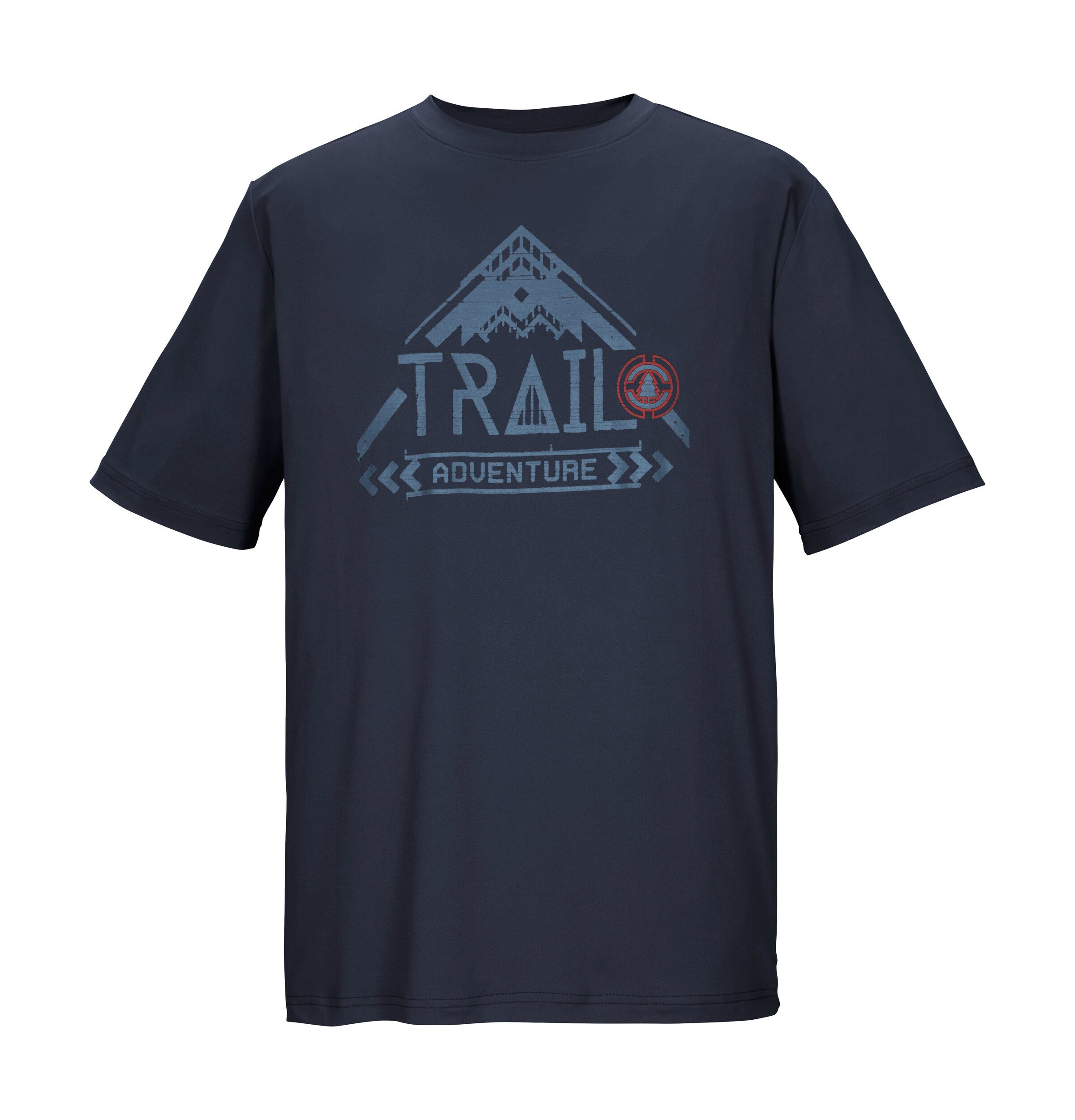Killtec T-Shirt KOS 1 MN TSHRT Schnelltrocknend, Stretch, Adventure-Print, recyceltes Material